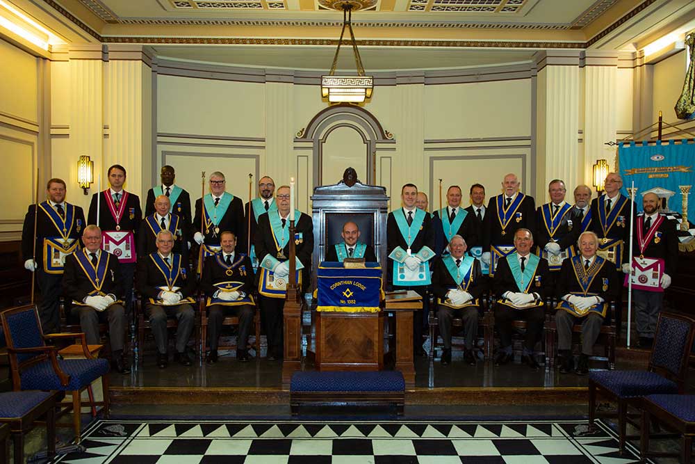 Corinthian Lodge No. 1382 - 150th anniversary meeting