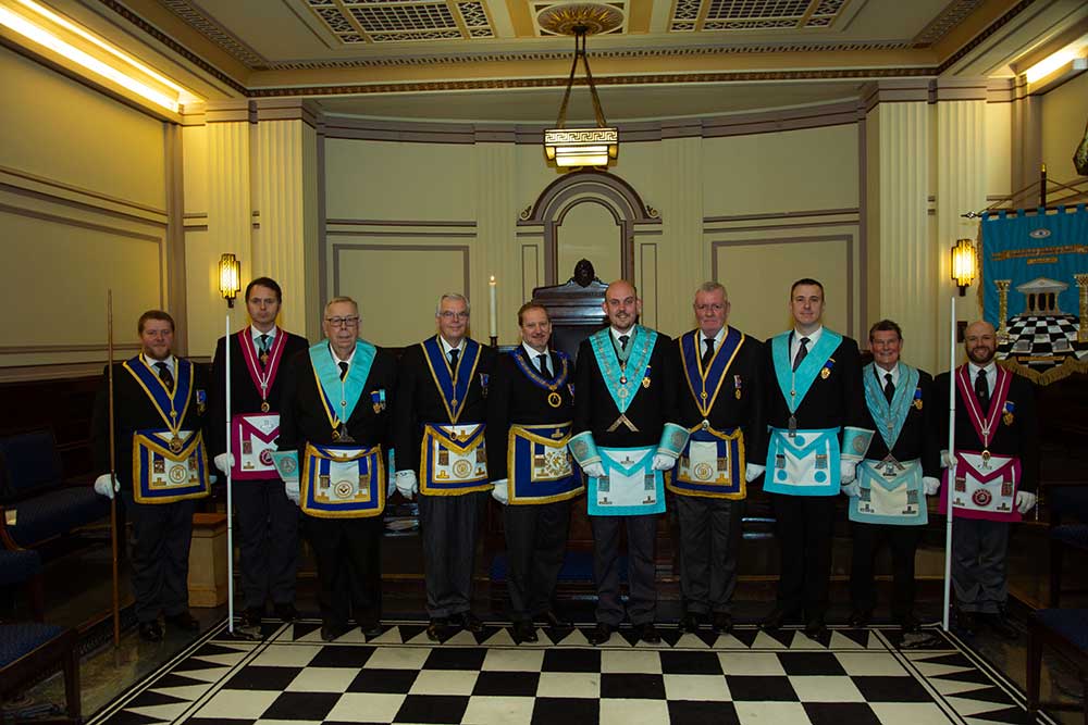 Corinthian Lodge No. 1382 - 150th anniversary meeting