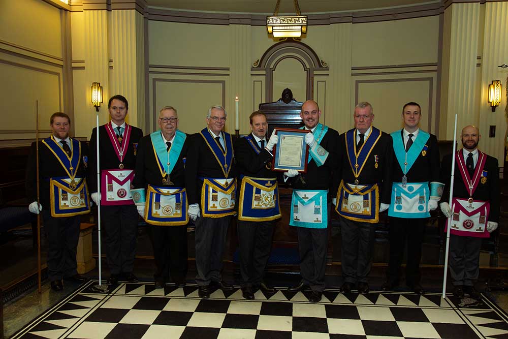 Corinthian Lodge No. 1382 - 150th anniversary meeting