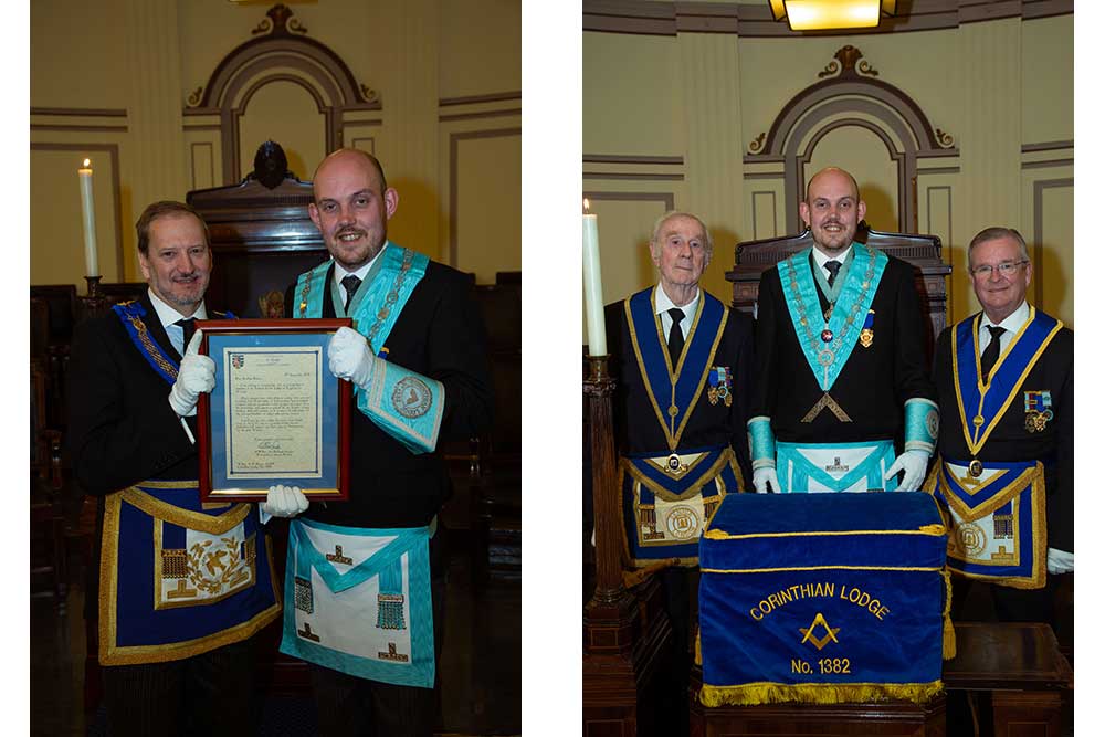 Corinthian Lodge No. 1382 - 150th anniversary meeting